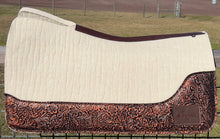 Load image into Gallery viewer, WHITE SADDLE PADS - DESIGNER LEATHER