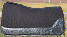 Load image into Gallery viewer, BLACK SADDLE PADS - DESIGNER LEATHER