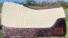 Load image into Gallery viewer, WHITE SADDLE PADS - DESIGNER LEATHER