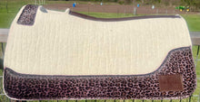 Load image into Gallery viewer, WHITE SADDLE PADS - DESIGNER LEATHER