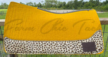Load image into Gallery viewer, YELLOW SADDLE PADS