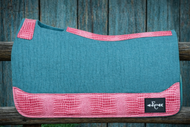 DUSTY BLUE SADDLE PADS