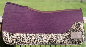 EGGPLANT SADDLE PADS