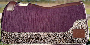 EGGPLANT SADDLE PADS