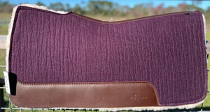 EGGPLANT SADDLE PADS