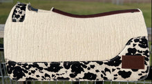 Load image into Gallery viewer, WHITE SADDLE PADS - DESIGNER LEATHER