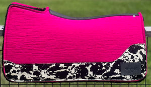 FUSHIA SADDLE PADS