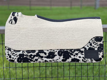 Load image into Gallery viewer, WHITE SADDLE PADS - DESIGNER LEATHER