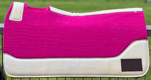 FUSHIA SADDLE PADS