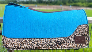 CERULEAN BLUE SADDLE PADS