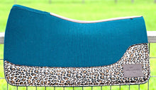 Load image into Gallery viewer, PEACOCK SADDLE PADS - DESIGNER LEATHER