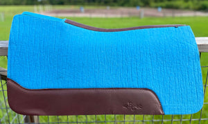 CERULEAN BLUE SADDLE PADS