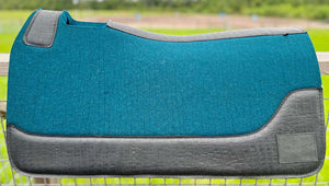 PEACOCK SADDLE PADS - DESIGNER LEATHER