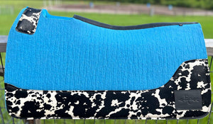 CERULEAN BLUE SADDLE PADS