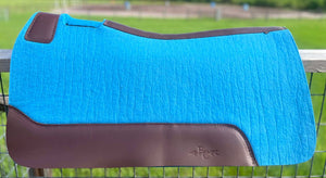 CERULEAN BLUE SADDLE PADS