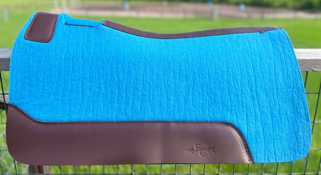 CERULEAN BLUE SADDLE PADS