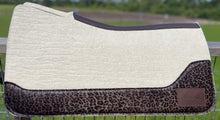 Load image into Gallery viewer, WHITE SADDLE PADS - DESIGNER LEATHER