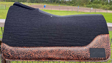 Load image into Gallery viewer, BLACK SADDLE PADS - DESIGNER LEATHER