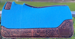 CERULEAN BLUE SADDLE PADS