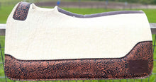 Load image into Gallery viewer, WHITE SADDLE PADS - DESIGNER LEATHER