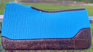 CERULEAN BLUE SADDLE PADS