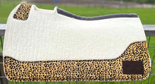 Load image into Gallery viewer, WHITE SADDLE PADS - DESIGNER LEATHER