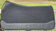 Load image into Gallery viewer, BLACK SADDLE PADS - BROWN AND BLACK LEATHER