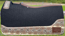 Load image into Gallery viewer, BLACK SADDLE PADS - DESIGNER LEATHER