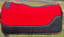 Load image into Gallery viewer, RED SADDLE PADS - DESIGNER LEATHER *