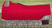 Load image into Gallery viewer, BRICK RED SADDLE PADS - DESIGNER LEATHER