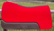 Load image into Gallery viewer, RED SADDLE PADS BROWN LEATHER