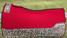 Load image into Gallery viewer, BRICK RED SADDLE PADS - DESIGNER LEATHER