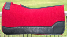 Load image into Gallery viewer, BRICK RED SADDLE PADS - DESIGNER LEATHER