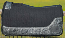 Load image into Gallery viewer, BLACK SADDLE PADS - DESIGNER LEATHER