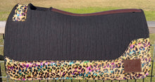 Load image into Gallery viewer, BLACK SADDLE PADS - DESIGNER LEATHER