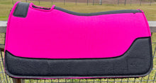 Load image into Gallery viewer, HOT PINK SADDLE PADS - DESIGNER LEATHER