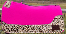 Load image into Gallery viewer, HOT PINK SADDLE PADS - DESIGNER LEATHER