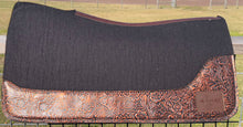 Load image into Gallery viewer, BLACK SADDLE PADS - DESIGNER LEATHER