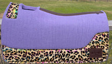 Load image into Gallery viewer, LAVENDER SADDLE PADS - DESIGNER LEATHER