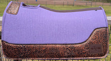 Load image into Gallery viewer, LAVENDER SADDLE PADS - DESIGNER LEATHER