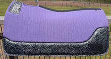 Load image into Gallery viewer, LAVENDER SADDLE PADS - DESIGNER LEATHER