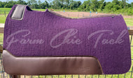 EGGPLANT SADDLE PADS