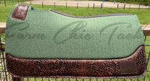 Load image into Gallery viewer, OLIVE SADDLE PADS - DESIGNER LEATHER