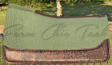 Load image into Gallery viewer, OLIVE SADDLE PADS - DESIGNER LEATHER
