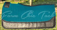 Load image into Gallery viewer, PEACOCK SADDLE PADS - DESIGNER LEATHER