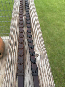 LACED BARREL REINS