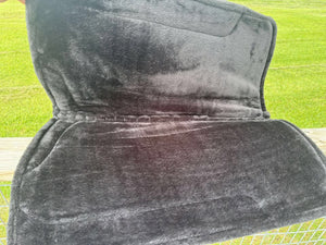 PEACOCK SADDLE PADS - BROWN LEATHER