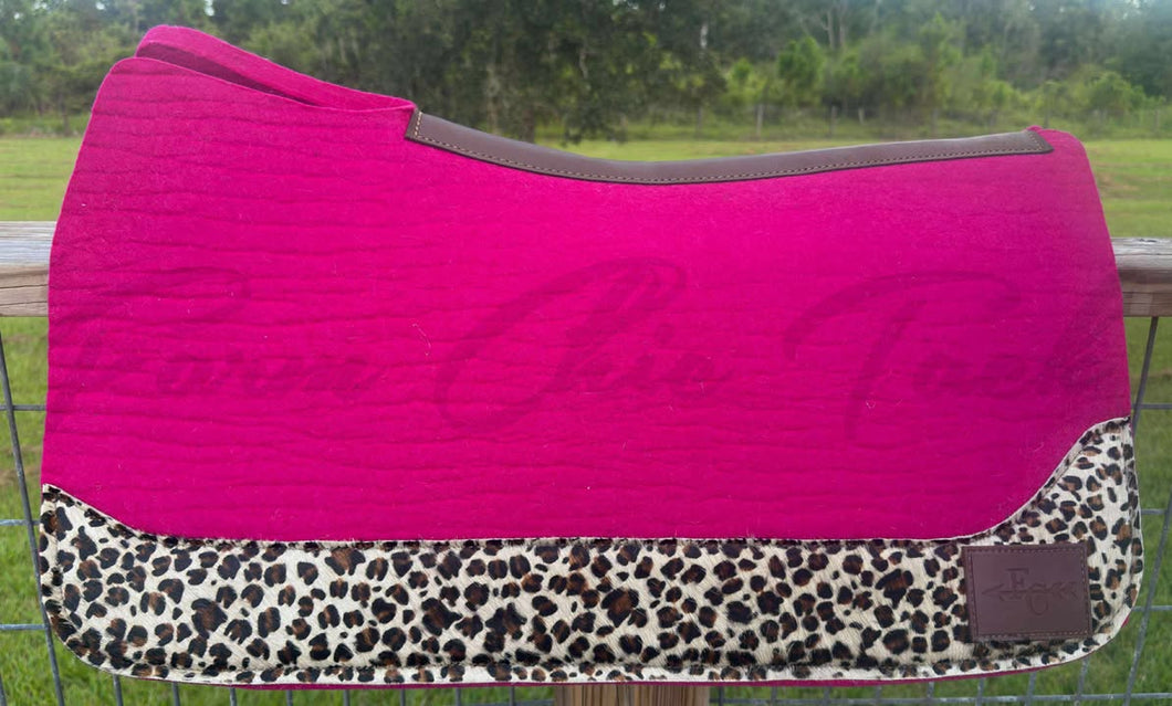 FUSHIA SADDLE PADS