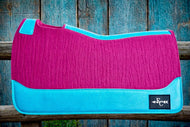 FUSHIA SADDLE PADS
