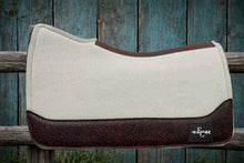 Load image into Gallery viewer, WHITE SADDLE PADS -DESIGNER LEATHER